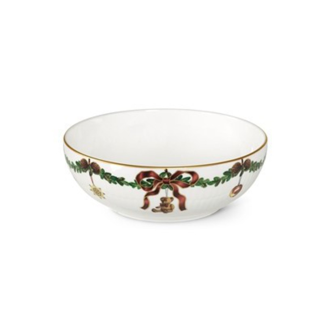 Starfluted Christmas Small Low Bowl *Indent image 0